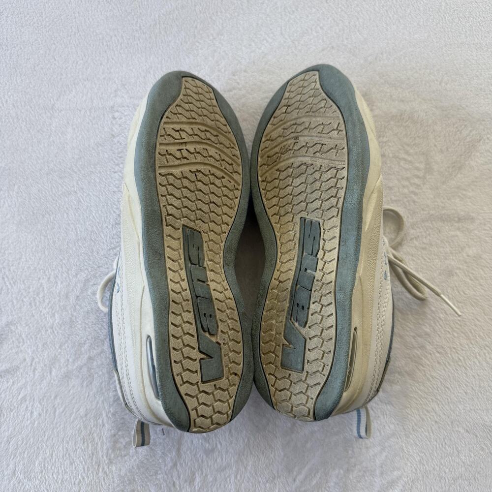 Vans White & Blue Sneakers Size 7.5 - Picture 2 of 8